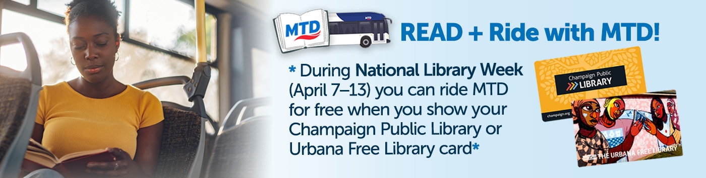 National Library week MTD Bus